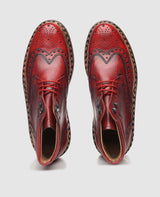 Buda Full-Brogue AG - Red