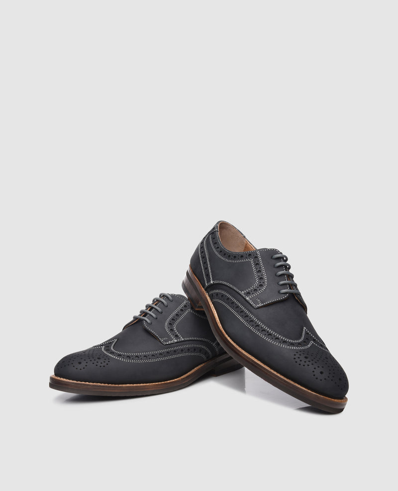 Lucerne Full-Brogue J - Black