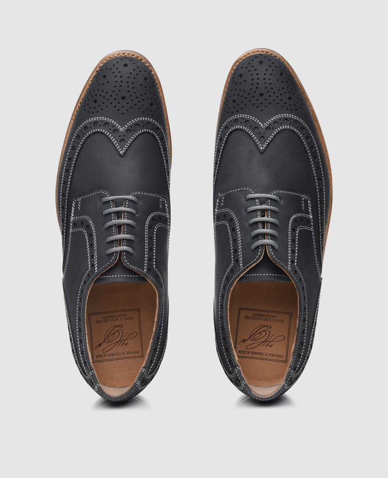 Lucerne Full-Brogue J - Black