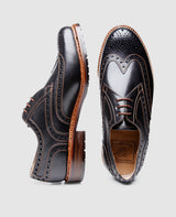 Janosh K Full-Brogue FC - Black