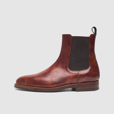 Leather boots for men