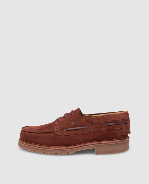 Miami Plain V - Reddish Brown